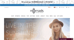 Desktop Screenshot of nomadshempwear.com